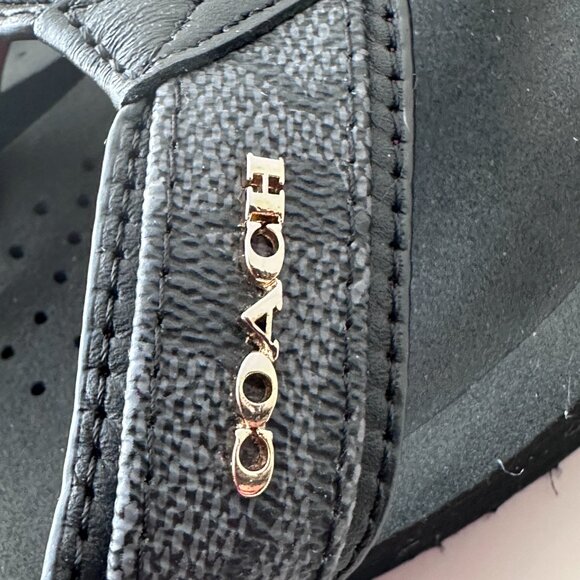 Coach Jolene Wedge thong flip flop Size 6 - Picture 4 of 7